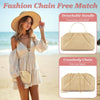 ERKOON Straw Clutch Purse Women, 2025 Summer Beach Crossbody Shoulder Handbag Boho Woven Envelope Cloud Dumpling Pouch Bag