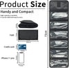 Money Bag, Money Wallet Organizer for Cash with 6 Zippered Pockets, Money Pouch, Bill Organizer, Cash Envelope Wallet Small Travel Holder for Budgeting, Currencies, Receipt, Coins, Coupons and Tips