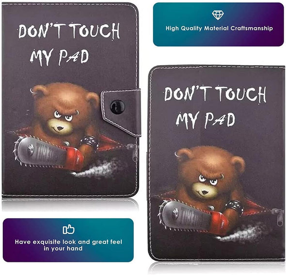DETUOSI Universal 10.1 Inch Tablet Case, 10 Inch Tablet Cover, Magnetic Closure Travel Portable Protective Folio Leather Stand Shell Case for All Kinds of 9.6-10.6 Inch Android/Ios/Windows Tablet #7