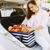 WISELIFE 3 Pack Reusable Grocery Bags Large Water Resistant Grocery Collapsible Heavy Duty Tote Bags for Shopping Picnic