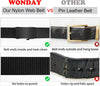 WONDAY 2 Pack Nylon Ratchet Golf Belts for Men, Casual Tactical Web Belt with Quick Release Automatic Slide Buckle