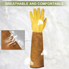 Womens Gardening Weeding Working Gloves, Leather Garden Glove for Women Thorn Proof No Stab for Digging, Planting,Pruning