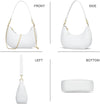 KKXIU Shoulder Bag for Women Small Purse Cute Clutch Hobo Handbag Trendy Crescent Bag