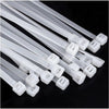 Large Zip Ties 24 Inch White Heavy Duty Zip Ties for Outdoor Use 50 Pcs Strong Extra Long Cable Ties Big Industrial Plastic Tie Wraps