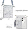 Roomy Cell Phone Purse Wallet Canvas Small Crossbody Purse Bags with Shoulder Strap for Women Teen Girlsl