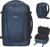ECOHUB Travel Backpack 18X14X8 Spirit Airlines Personal Item Bag Carry on Backpack 13 Pockets Large Work Casual Daypack for Men Airline Approved Waterproof Gym Backpack with Charging Port, Blue