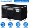 Storageright Large Moving Bags Heavy Duty Storage Totes for Storage,Packing & Moving Collapsible Moving Supplies with Large Capacity, Reinforced Zippers and Handles, 88L, 8 Packs