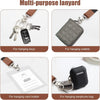 XCHIN Lanyard, Lanyards for Keys, Black Keychain Long Lanyard for Women Men, Cute Neck Lanyard for ID Badges Wallet