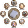 Hopttreely 100PCS Premium Sheer Organza Bags, White Wedding Favor Bags, 4X4.72 Jewelry Gift Bags for Party, Jewelry, Christmas, Festival, Bathroom Soaps, Makeup Organza, Wrapping Supplie