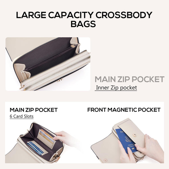 Small Crossbody Bag for Women,Cell Phone Purse Women'S Shoulder Handbags Wallet Purse with Credit Card Slots
