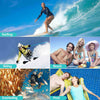 4 Pack Waterproof Cell Phone Pouch - Universal Water Proof Dry Bag Case with Neck Lanyard - Underwater Clear Cellphone Holder Large Protector for Iphone Samsung Galaxy for Beach Pool Swimming