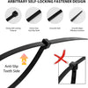 Cable Zip Ties,400 Pack Black Assorted Sizes 12+8+6+4 Inch,Multi-Purpose Self-Locking Nylon Cable Cord Management ,Plastic Wire Ties for Home,Office,Garden,Workshop. by HAVE ME TD