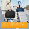 Underseat Carry on Luggage Lightweight Travel Tote Weekender Bag Overnight Duffle Bag for Travel, Travel Essentials Personal Item Travel Bag for Women and Men,Black-16Inch