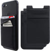Hoblaze Phone Card Holder Stretchy Lycra Wallet Pocket Credit Card ID Case Pouch Sleeve Adhesive Sticker Compatible with Iphone Samsung Galaxy Android Smartphones - 3Pack Black