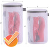 Kimmama Shoe Washing Machine Bag, Laundry Bags Mesh Wash Bags, Shoes Wash Sack, Dryer Pouch for Cleaning and Drying Footwear, Sneaker, Trainers, Plimsolls, Slippers, Gym, Running, Tennis