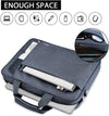 Ferkurn 17 17.3 Inch Laptop Bag Women Men Compatible with HP Envy Pavilion Omen/Lg Gram/Msi/Dell Inspiron Xps/Lenovo Thinkpad/Acer, Shoulder Strap Carrying Briefcase Messenger Computer Bag Case, Grey
