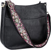 Viva Terry Vegan Leather Crossbody Fashion Shoulder Bag Purse with Adjustable Strap