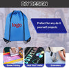 Drawstring Backpack 6 Colors Drawstring Bags, Draw String Back Bag Drawstring Bags Bulk for Sports, Gym, Travel, Swimming, Beach (6 PACK)