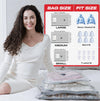 Vacuum Seal Bags for Clothing Travel, 9 Pack Vacuum Sealer Storage Bags with Portable Electric Pump, Space Saver Travel Compression Bags for Packing Luggage and Suitcase