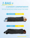 BAGSMART 6 Set Compression Packing Cubes - Lightweight Travel Essentials, Durable Luggage Organizer
