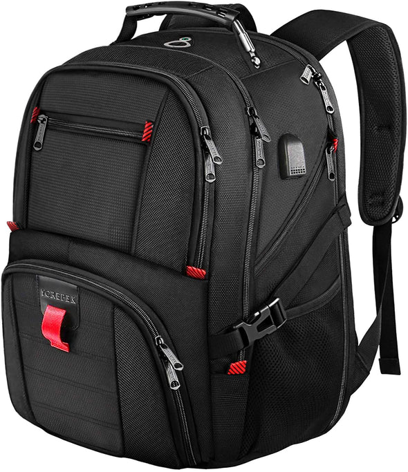 50L Business Laptop Backpacks with USB Charging Port Fits 17 Inch Computer