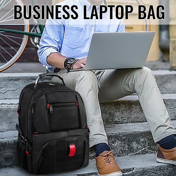 50L Business Laptop Backpacks with USB Charging Port Fits 17 Inch Computer