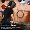QeeLink cowhide Welding Apron with 6 Pockets, 24'' X 42'', Adjustable M- XXXL, Black
