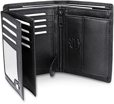 Frentree Mens Nappa Leather Trifold Wallet