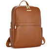 BOSTANTEN Genuine Leather Laptop Backpack  for Women  Travel Bag