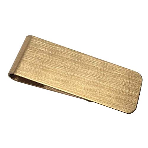 Stainless Steel Money Clip Holder Slim (Gold, 1)
