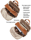 BOSTANTEN Genuine Leather Laptop Backpack  for Women  Travel Bag