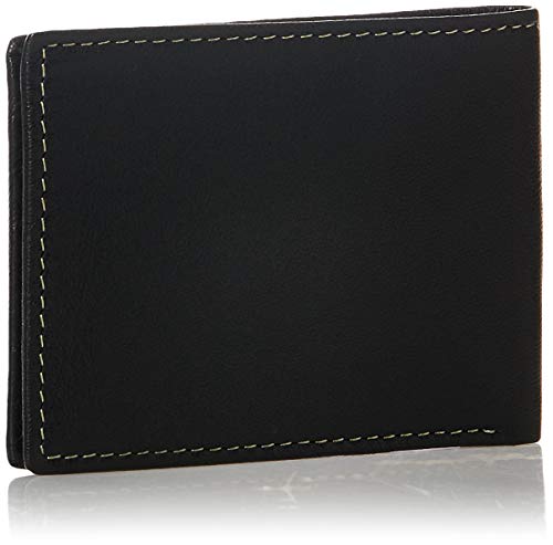 Timberland Men's Blix Slimfold Leather Wallet, Black, One Size
