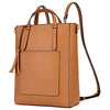 ECOSUSI Women Vegan Leather Handbag Multifuction Shoulder Bag