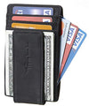 Travelambo Money Clip Front Pocket Wallet Slim Minimalist Wallet RFID Blocking (Black)