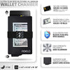 FIDELO Minimalist Wallets Card Wallet - Hybrid RFID Wallets for Men Slim Wallet