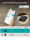 ESR Magnetic Wallet (HaloLock), for Geo iPhone Wallet Stand with Full Find My Functionality, Compatible with MagSafe Wallet, Wallet Tracker with Adjustable Stand, for iPhone 15/14/13/12 Series, Black