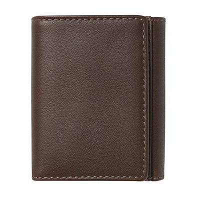 HoJ Co. Dutton Extra Capacity Trifold Wallet with Flip Out ID