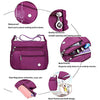 MINTEGRA Women Shoulder Handbag  Multiple Pockets Bag Ladies Crossbody