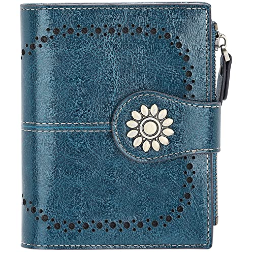 Lavemi Womens Compact Leather Wallet