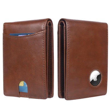 HLHGR AirTag Wallet Men Wallet with Airtag Holder