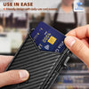 BULLIANT Men Wallet,Money Clip Wallet Slim For Gift Men 9Cards-Metal Credit Card Case in Magnetic Leather Flip