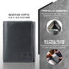 IDENTITY STRONGHOLD Leather Trifold Wallets for Men