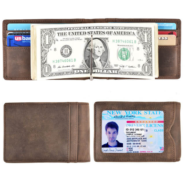  Loons Duck Tri-Fold Wallet with ID Window Thin Card Holder  with Zip Coin Pocket : Sports & Outdoors