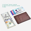 Coffee Slim Wallet with Finger Groove